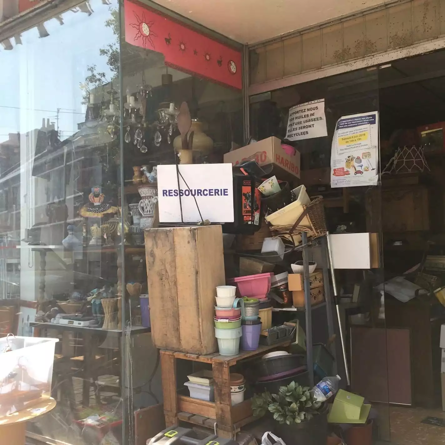 Entrée de la ressourcerie